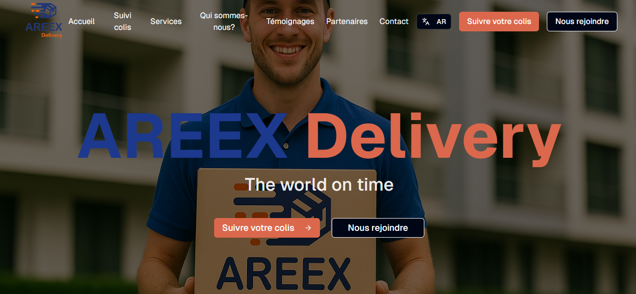 A delivery Company Website